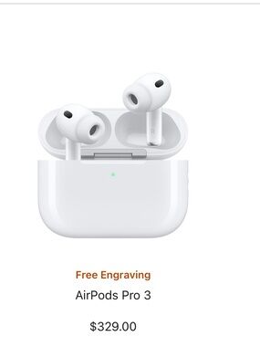 Brand New Apple AirPods Pro 3 -With Box